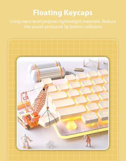 Hot-Swappable LED Keyboard