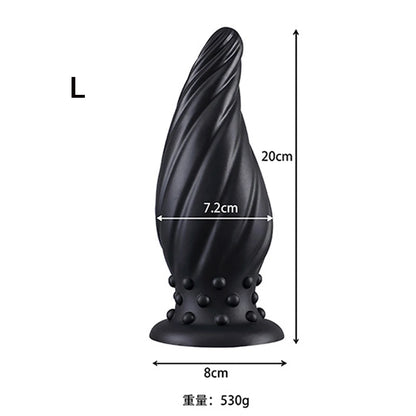 Luminous Glow Silicone Anal Plug — 5 Sizes Body Safe