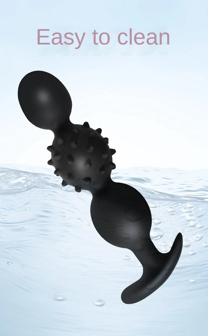 Vibrating Silicone Plug Built In Ball