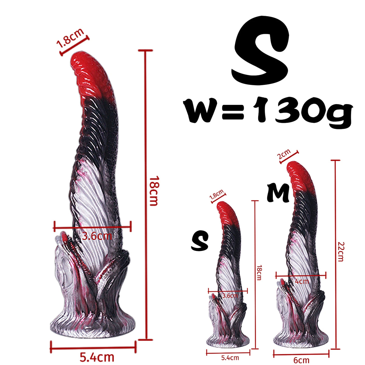 Soft Silicone Longer Tongue Dildo
