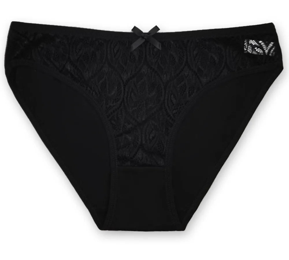 5 PCS/Set Hot Sale Sexy Lace Underwear Soft Underpants Ladies Panty Comfortable Women Cotton Panties 89319