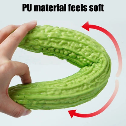 Veggie-Inspired Soft Novelty Dildo — Flexible PU