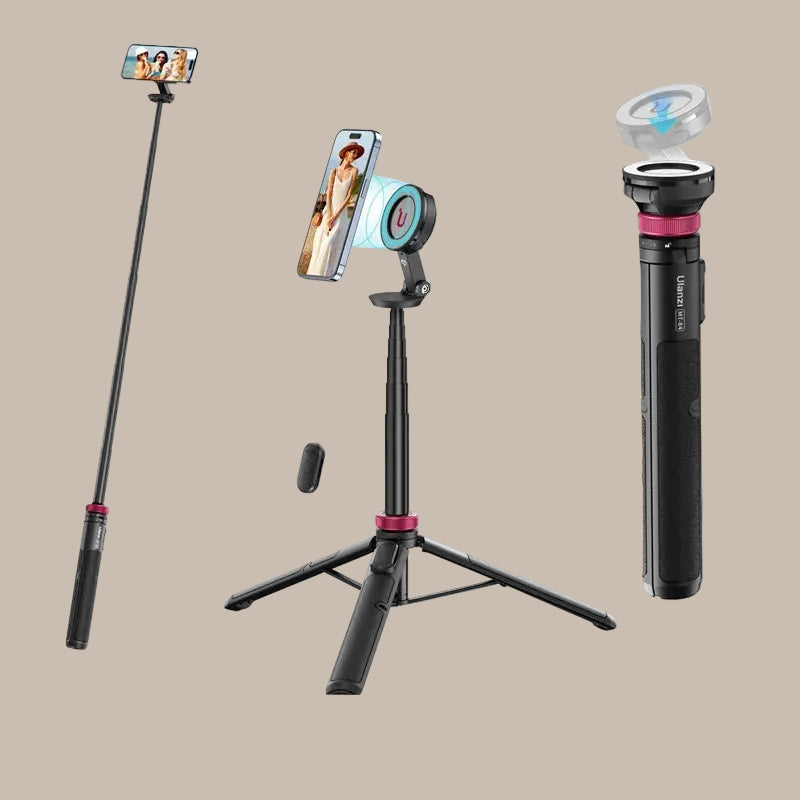 Bluetooth Remote Magnetic Phone Tripod