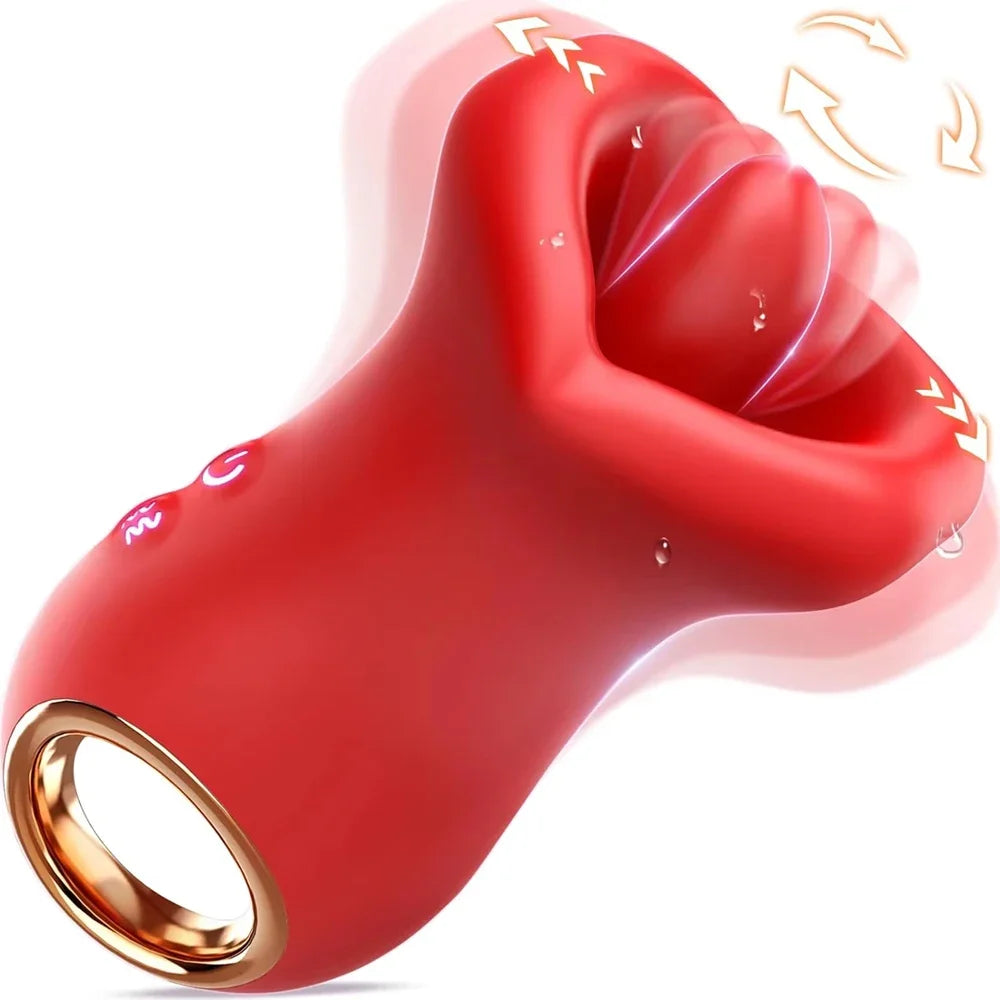 Rose Mouth-Shaped Vibrator Clitoral