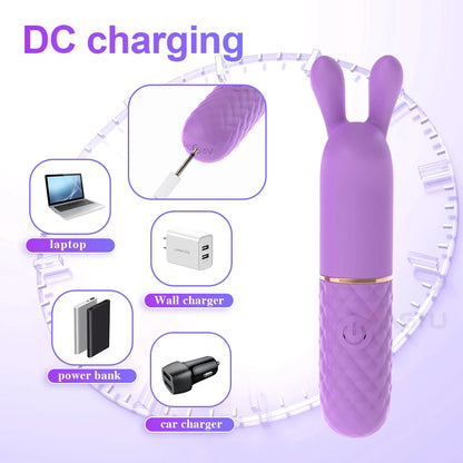 Mini Bullet Vibrator for Women Beginner G-Spot Nipple Clitoris Stimulator 8 Fast Seconds to Orgasm Female Sex Toys for Adults