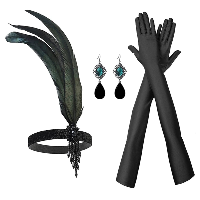 1920s Flapper Cosplay Accessory Set