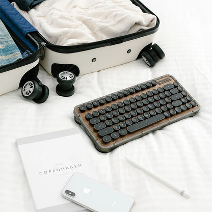 Premium handcrafted wood keyboard