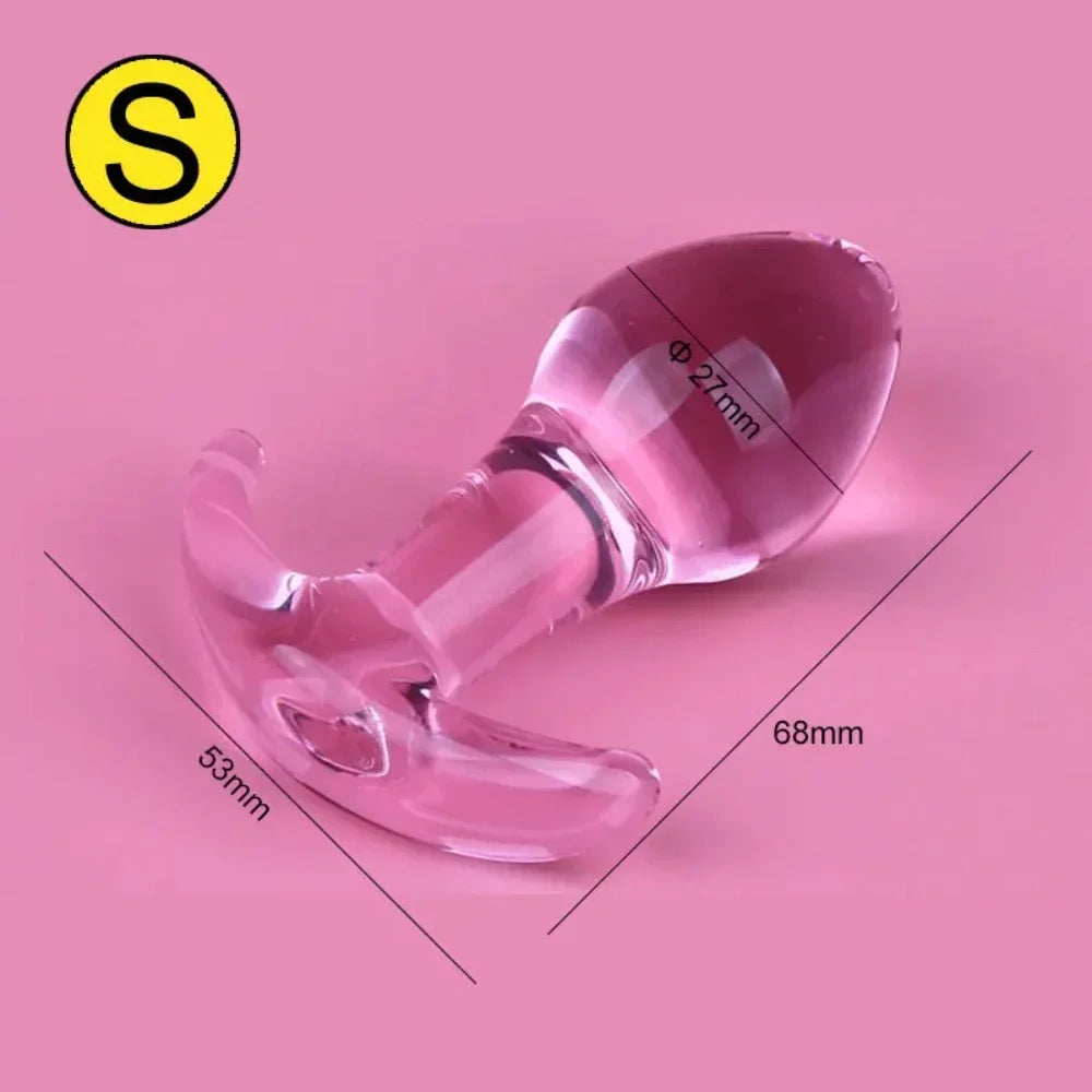 Stylish Style Crystal Glass Plug