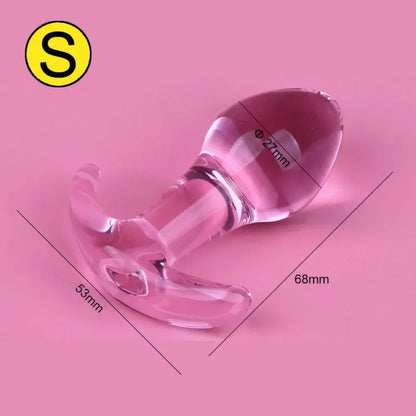 Stylish Style Crystal Glass Plug