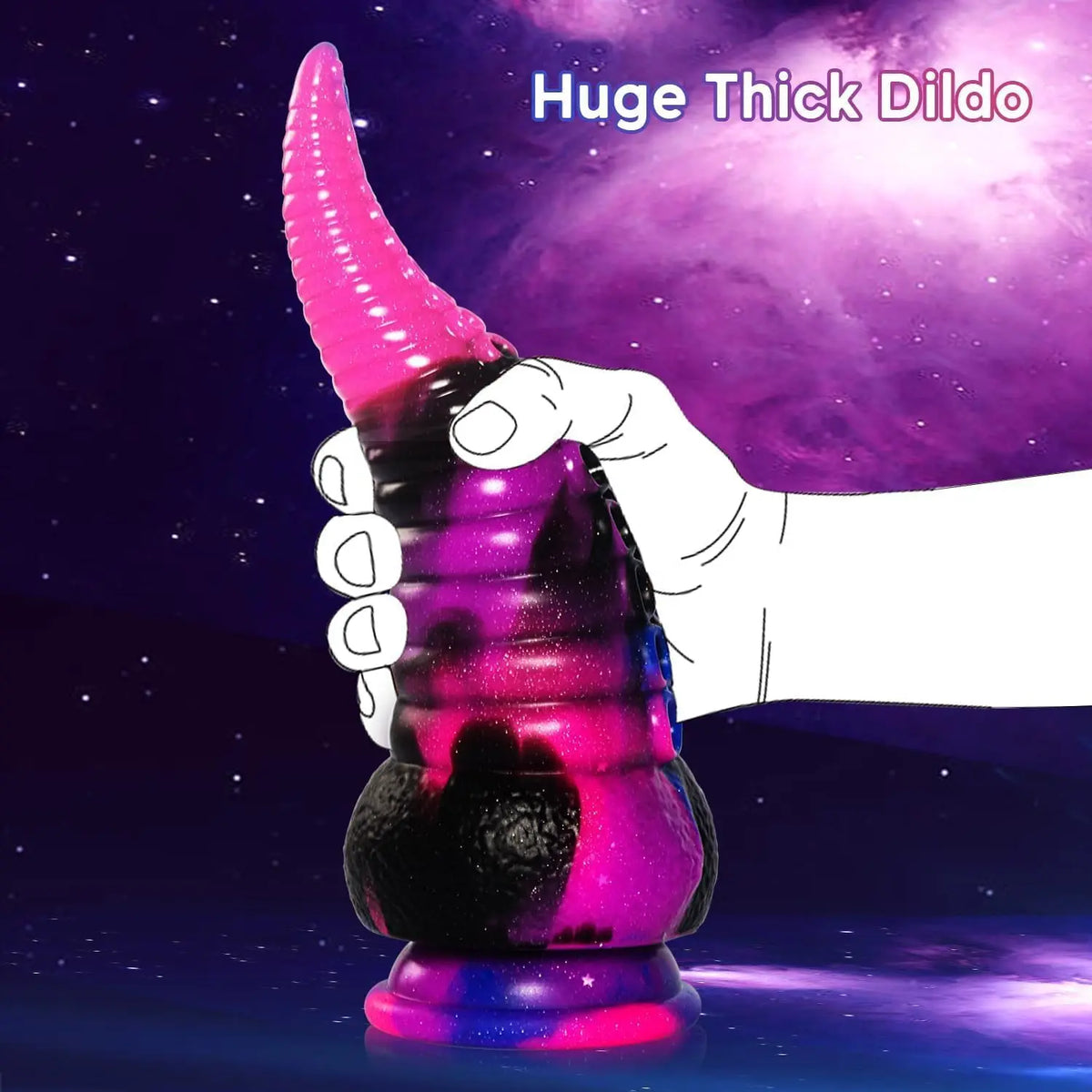 Huge Octopus Tentacle Fantasy Dildo — 4 Colours Suction