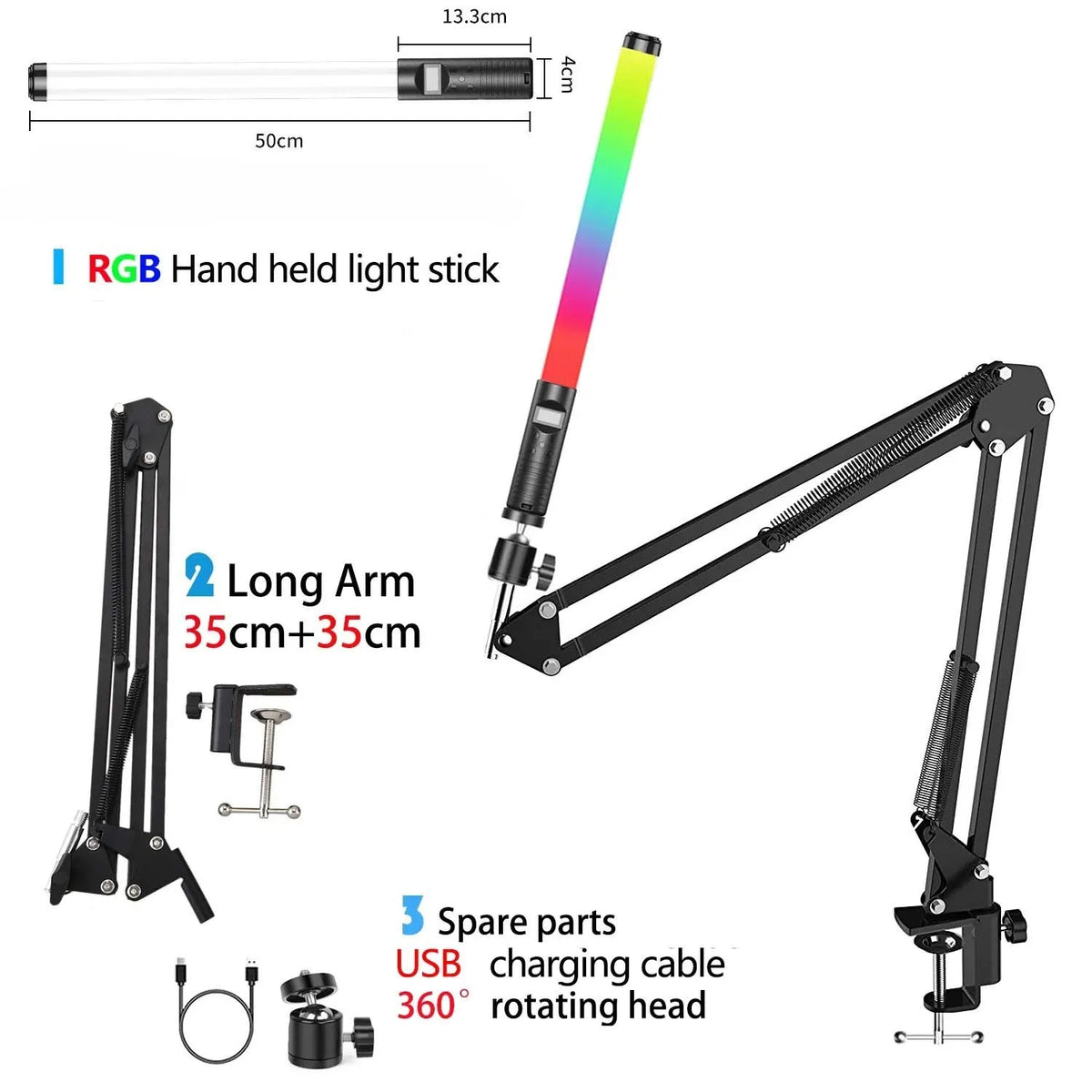 Streaming Webcam Creators Light