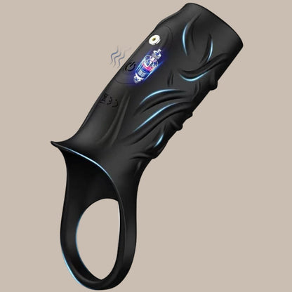 Vibrator Penis Sleeve Cock Ring Ejaculation Extender for Penis Testicles G Spot Stimulation Couples Adult Sex Toys for Men Women (Copy)
