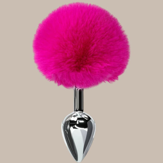 The Stainless Steel Bunny Tail Plug