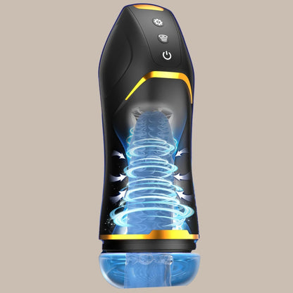 Automatic Male Stroker Cup — 10 Vibration 5 Suction Modes