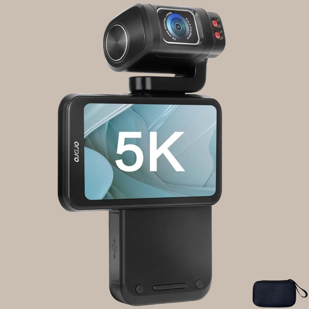 Ordro M3 Pocket Camera Digital Camcorder 5K 30FPS Image Stabilization Built-in Big Size Screen Handy Cam  Travel Vlog Cameras