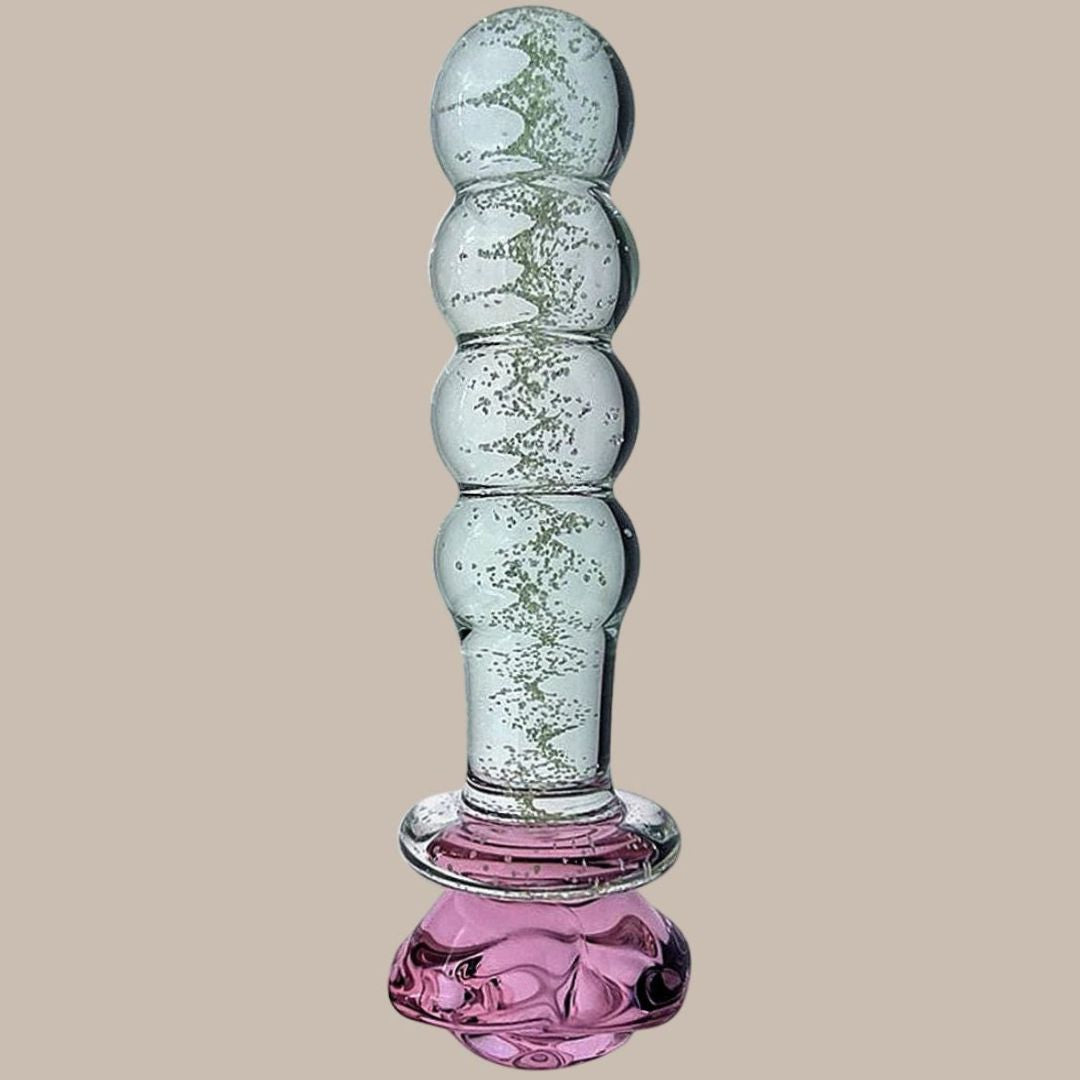 Rose Crystal Design Smooth Plug