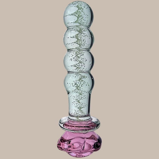 Rose Crystal Design Smooth Plug