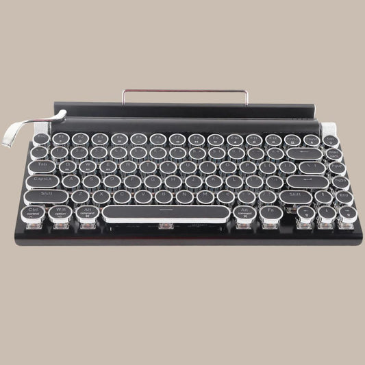 Silver Metal Round Keycaps