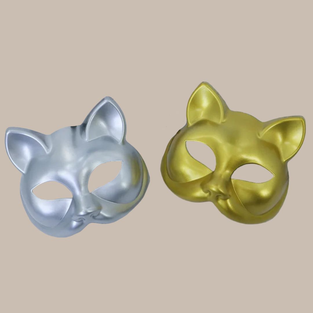 Premium Cat Masquerade Mask – 17 Colors