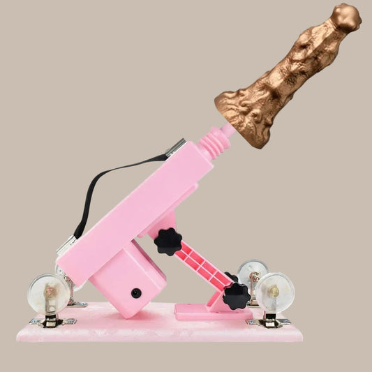 Quiet Auto Sex Machine with 3XLR Attachments