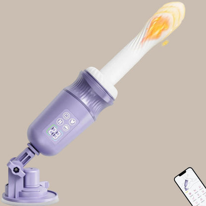 App-Controlled Heating Thrusting Sex Machine