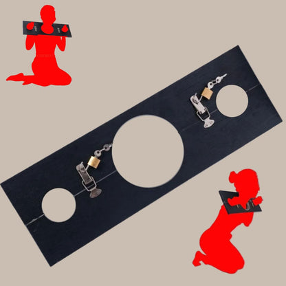 Locking Collar & Cuff Shackle Set