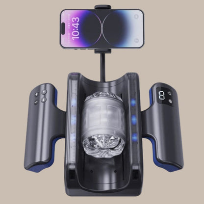 LCD Thrusting Stroker Machine with Phone Stand