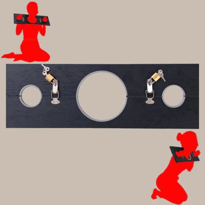 Locking Collar & Cuff Shackle Set