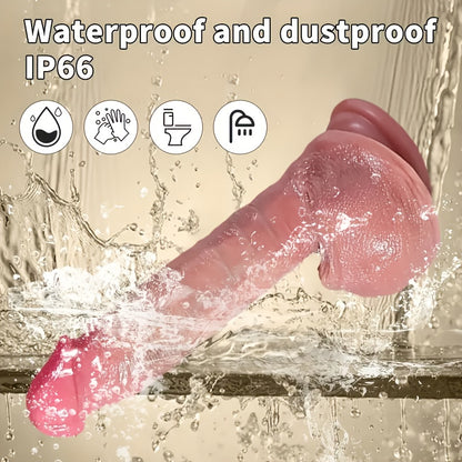 Rechargeable Large-Head Silicone Wand – 22 cm