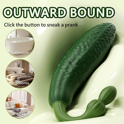 Ergonomic Vegetable-Shaped Vibrator