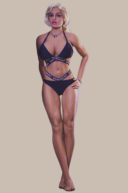 Blonde Full-Size TPE Sex Doll 166cm | Curvy Figure