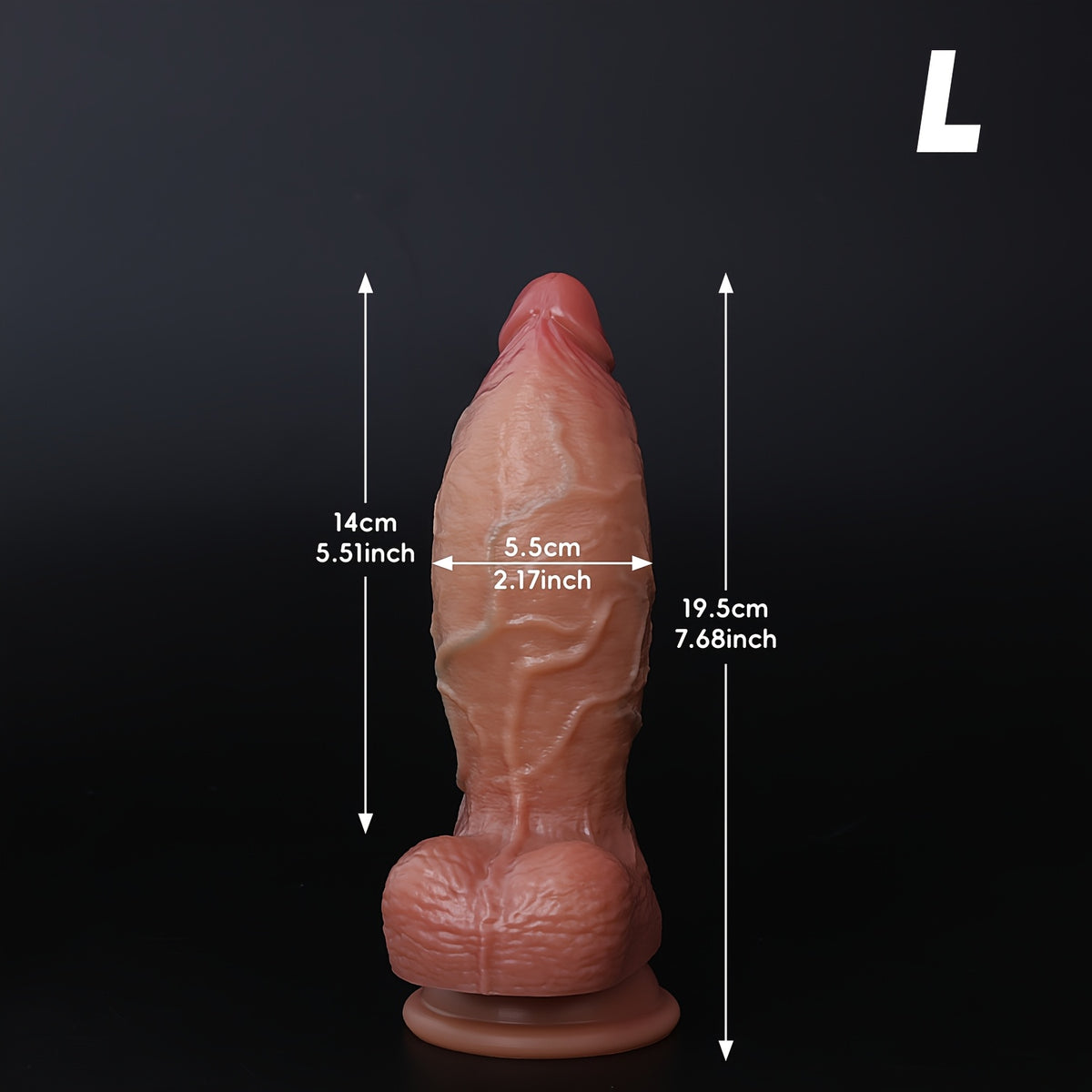 XXL Thick Silicone Wand – 5 Sizes S to XXL