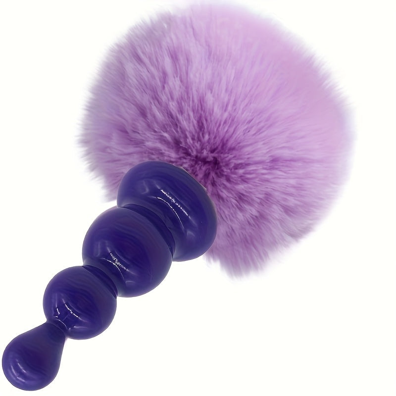 Rabbit Fox Tail Cosplay Sex Toys for Couples Silicone Anal Plug for Men And Women Plush Sex Toy with Rabbit Tail Prostate Massager Sexy Erotic Role Play Butt Plug Sex Shop Erotic Plug