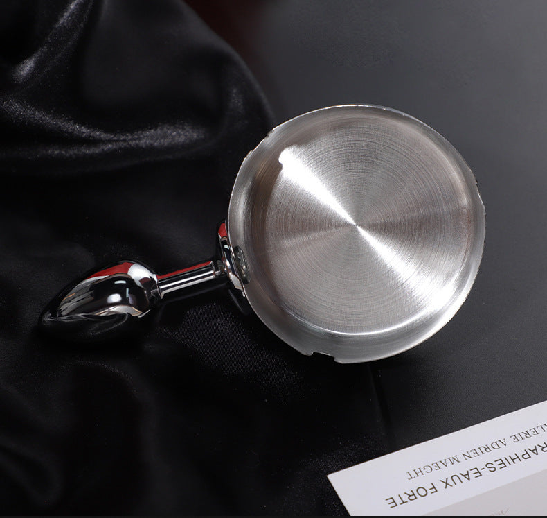 Adult Sex Toys SM Ashtray, Metal Anal Plug, Backyard Penis, Masturbation Toy, Pull Beads