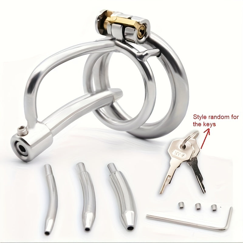 Rooster Cage with Urethral Catheter