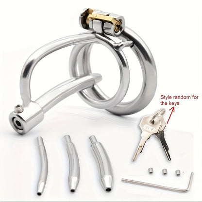 Rooster Cage with Urethral Catheter