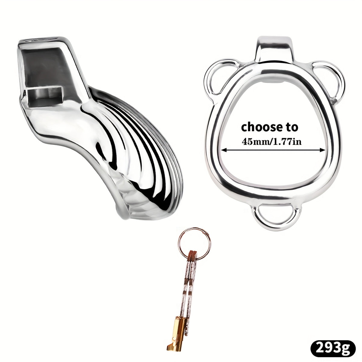 Control & Obedience Metal Chastity