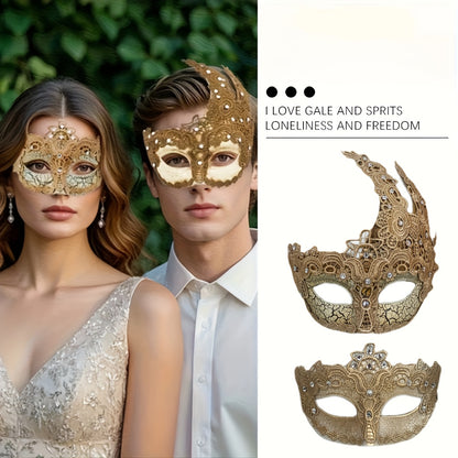 Elegant Venetian Masquerade Mask for Women