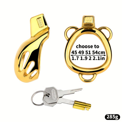 Golden Adjustable Chastity Control