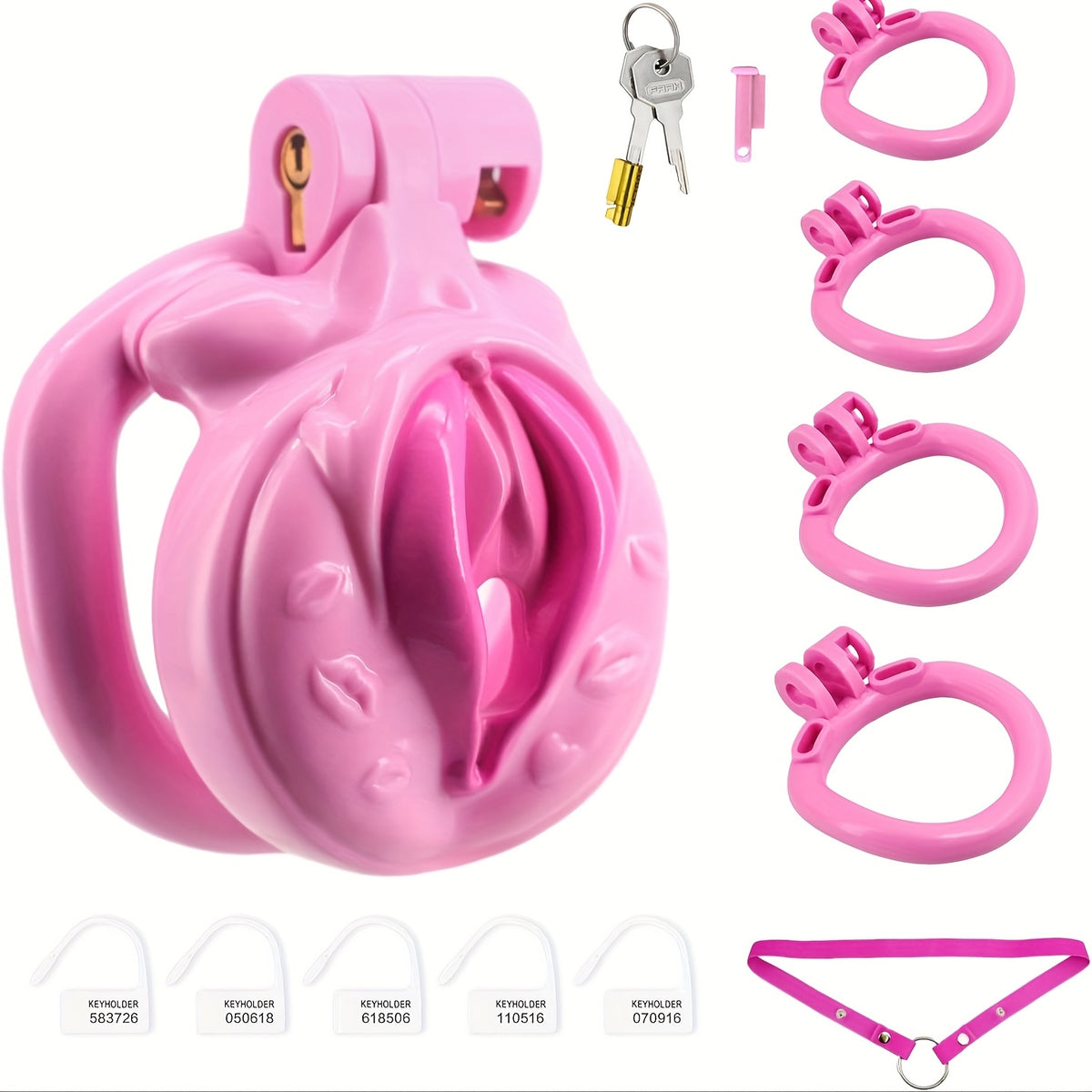 Lightweight Pink Adjustable Cage