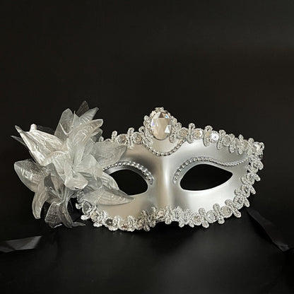 Lily Flower Prom Masquerade Mask