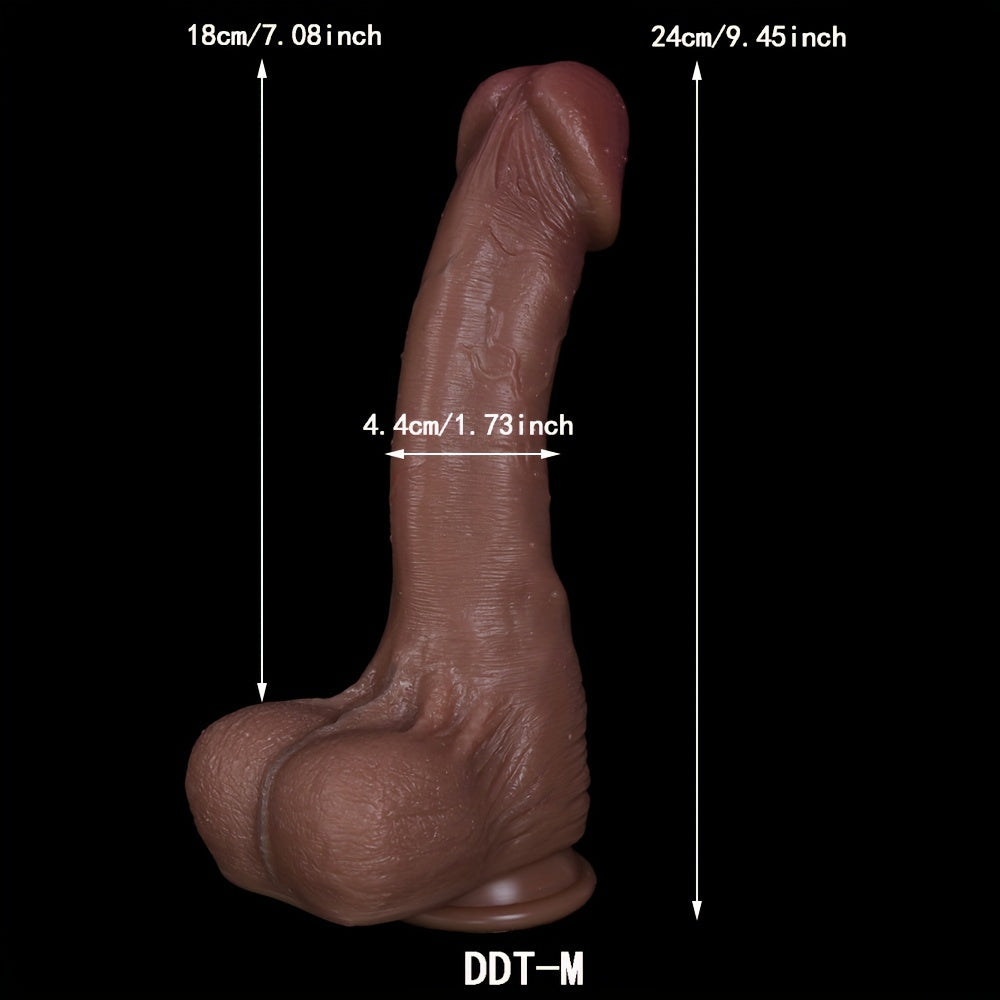 Lifelike Silicone Wand – 4 Sizes, Natural Tone