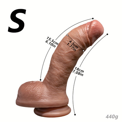 Double-Layer Ultra-Realistic Silicone Wand – 3 Sizes