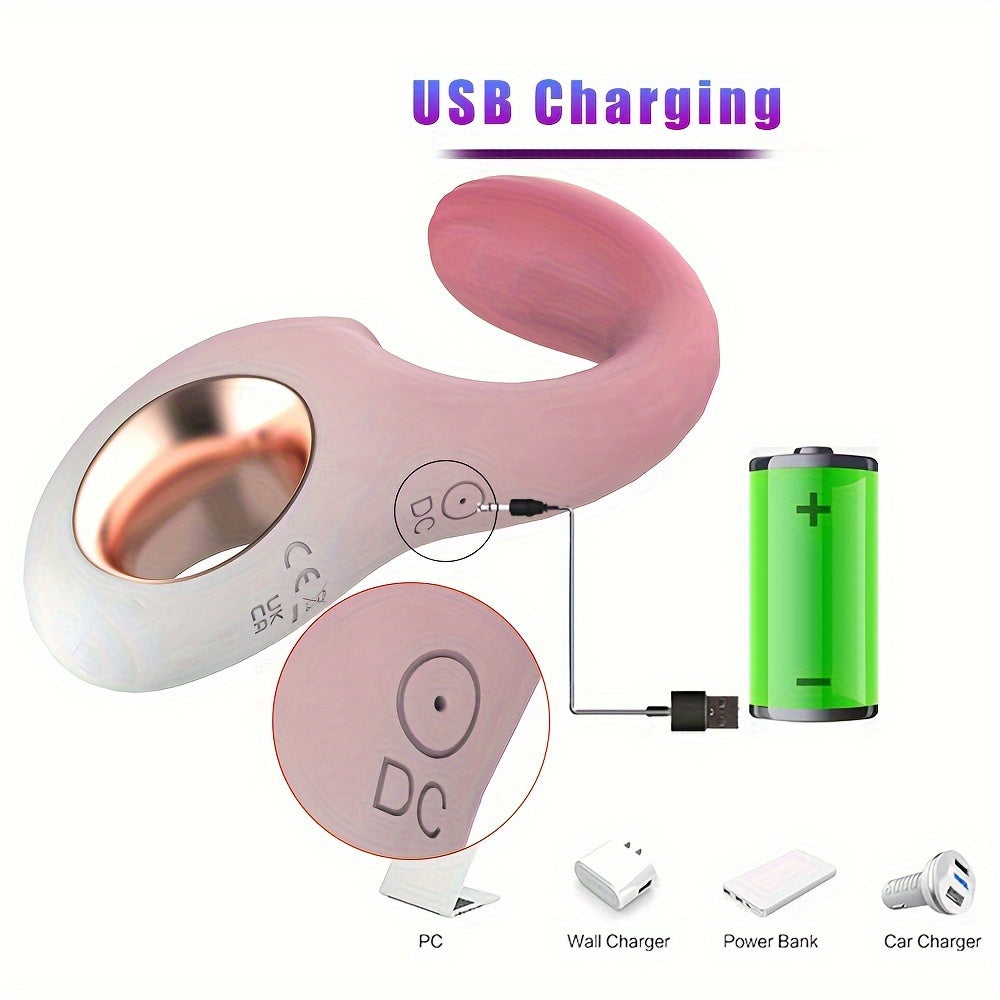 Silicone Clit Suction Vibrator — 10-Speed USB Rechargeable