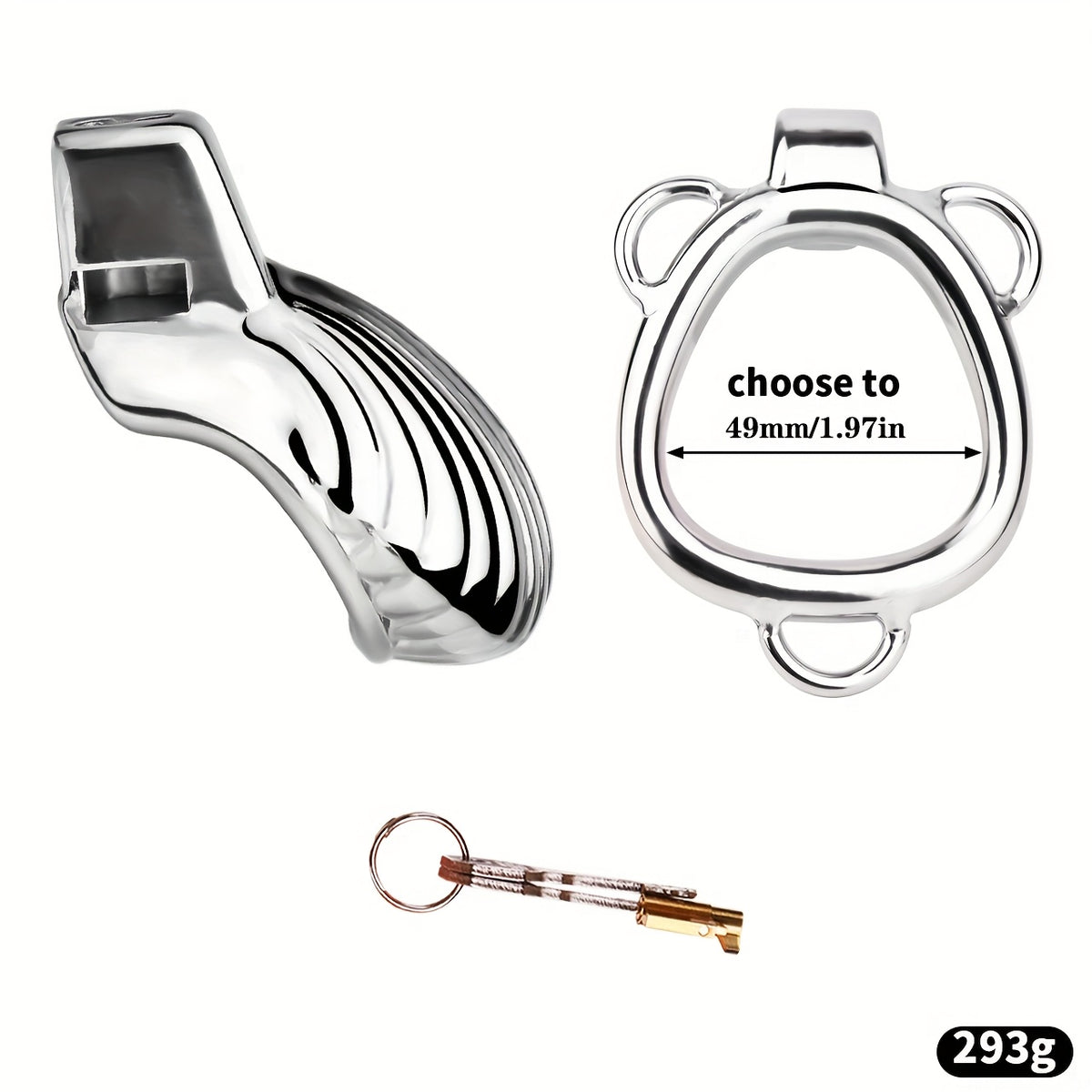 Control & Obedience Metal Chastity