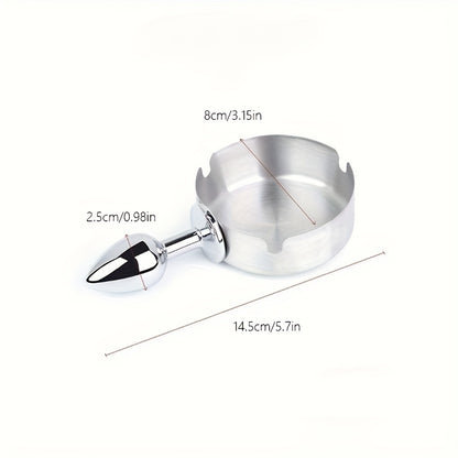 Adult Sex Toys SM Ashtray, Metal Anal Plug, Backyard Penis, Masturbation Toy, Pull Beads
