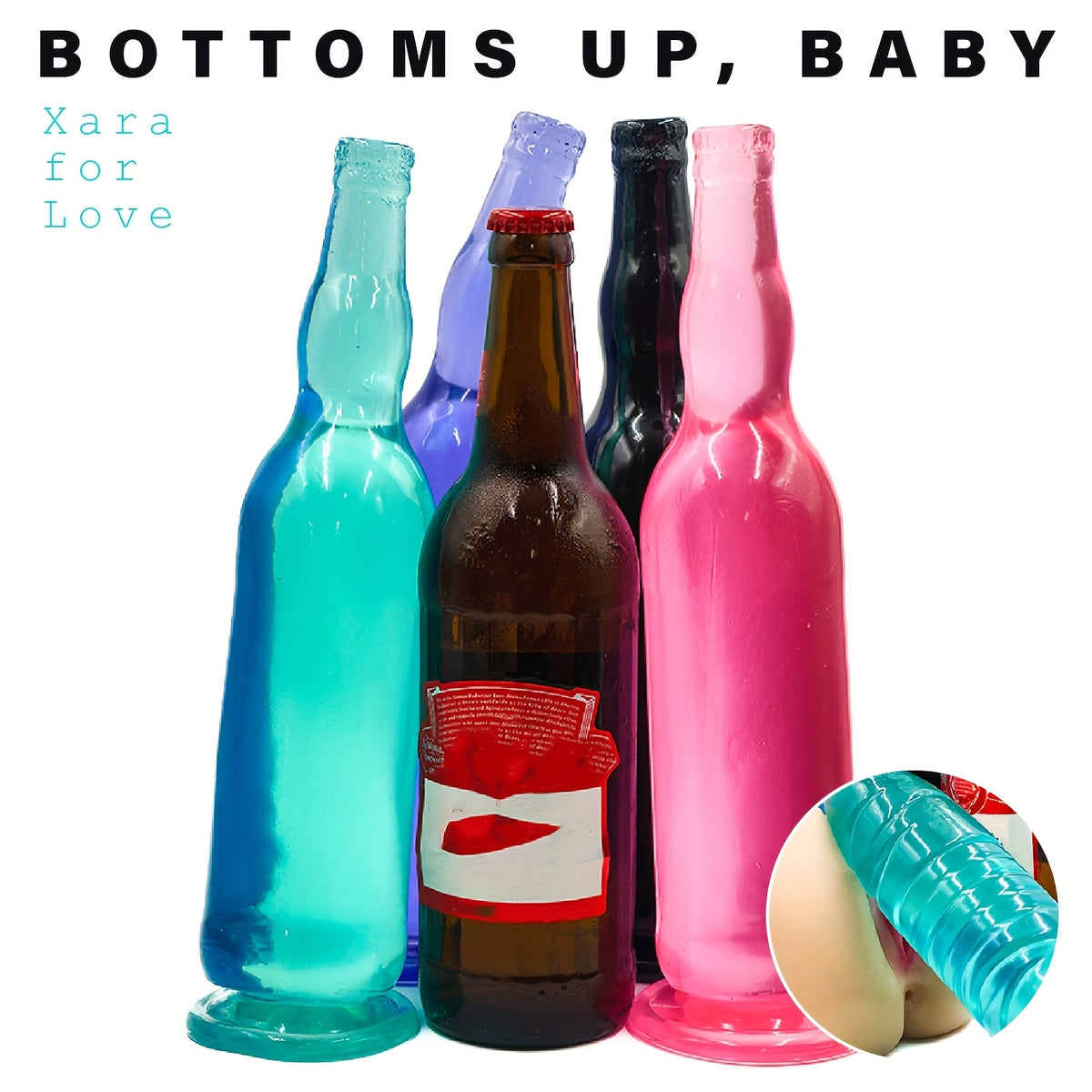 Beer Bottle-Shaped Anal Plug – 2025 New Arrival Unisex Pleasure Toy, beer-shaped sex toy, prostate
