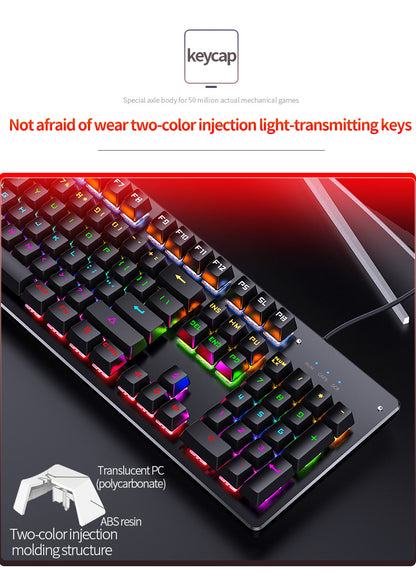 Backlit LED Typing Keyboard