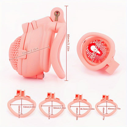 High-Design Resin Chastity Cage