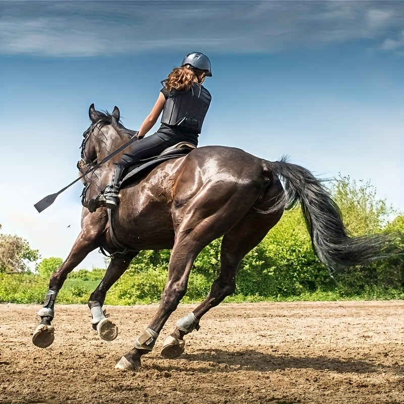 High-Quality PU Horse Whip, Equestrian Riding Crop with Comfortable Handle, Flexible and Durable for All Riders, Ideal Choice for Valentine's Day, Easter, Thanksgiving, Christmas, and Halloween